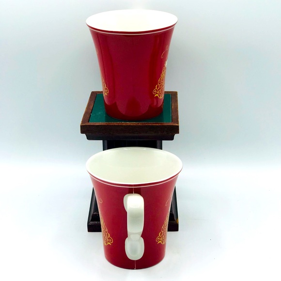 222 Fifth Golden Tree set of 2 Christmas mugs/ cups. - Picture 4 of 9